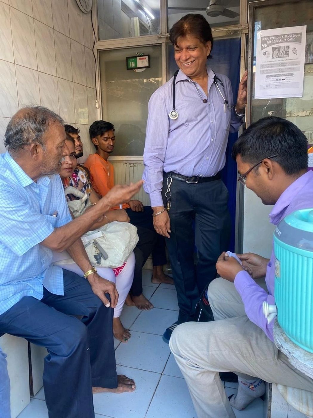 Medical camp — doctor consultation